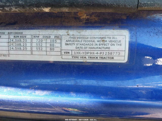 Kenworth T680 2023 1XKYDP9X4PJ258773 Image 8