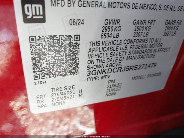 Chevrolet Blazer Ev Eawd Rs 2024 3GNKDCRJ5RS271479 Image 9