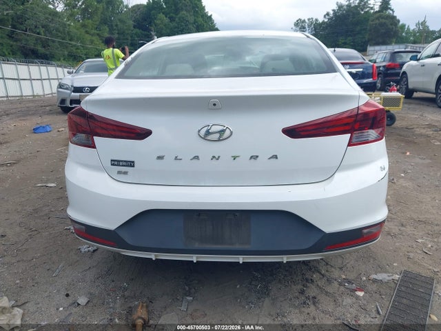 45700503 :رقم المزاد ، 5NPD74LF8KH439392 vin ، 2019 Hyundai Elantra Se مزاد بيع