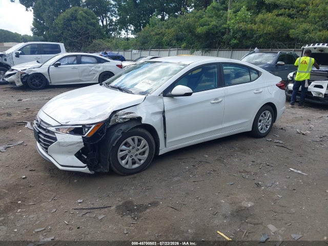 45700503 :رقم المزاد ، 5NPD74LF8KH439392 vin ، 2019 Hyundai Elantra Se مزاد بيع