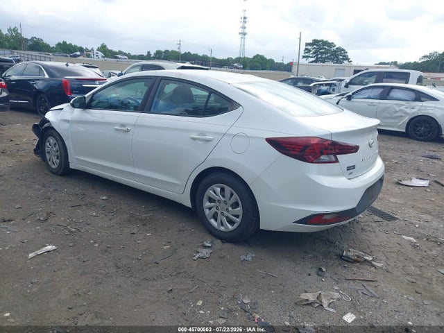 45700503 :رقم المزاد ، 5NPD74LF8KH439392 vin ، 2019 Hyundai Elantra Se مزاد بيع