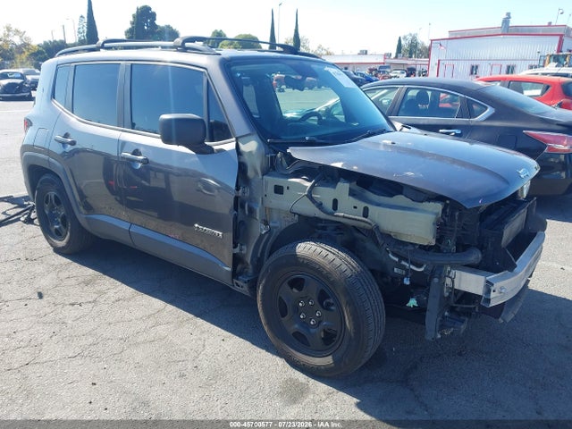 Продажа на аукционе авто 2017 Jeep Renegade Sport, vin: ZACCJAAB0HPE50396, номер лота: 45700577