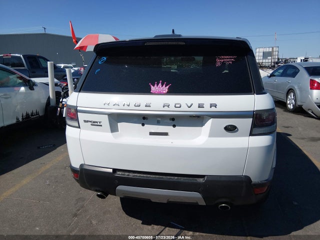 Aukcja sprzedaży 2016 Land Rover Range Rover Sport 3.0l V6 Supercharged Hse, vin: SALWR2PF3GA589306, numer aukcji: 45700605