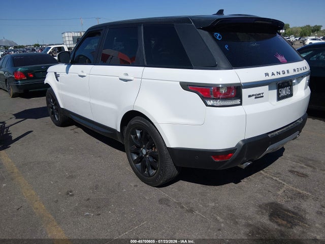 Aukcja sprzedaży 2016 Land Rover Range Rover Sport 3.0l V6 Supercharged Hse, vin: SALWR2PF3GA589306, numer aukcji: 45700605