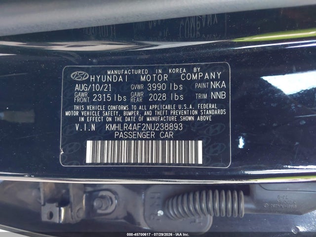 Hyundai Elantra N Line 2022 KMHLR4AF2NU238893 Image 9