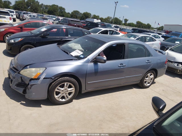 2007 Honda Accord 2.4 Ex მანქანა იყიდება აუქციონზე, vin: 1HGCM56727A085903, აუქციონის ნომერი: 45700665