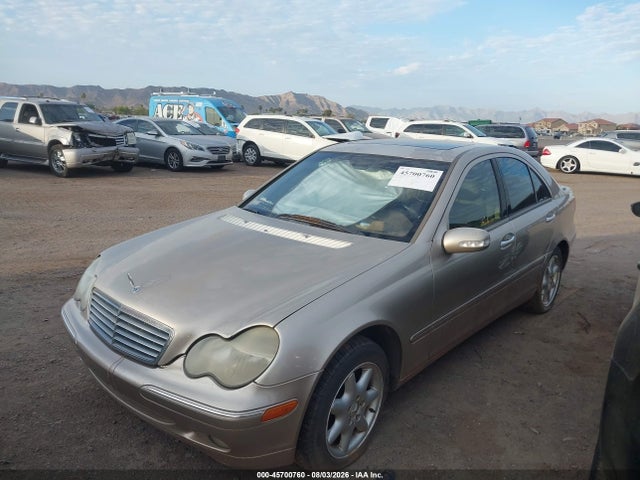 45700760 :رقم المزاد ، WDBRF61J81F055793 vin ، 2001 Mercedes-benz C 240 مزاد بيع