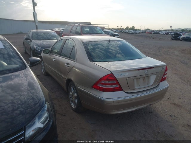 45700760 :رقم المزاد ، WDBRF61J81F055793 vin ، 2001 Mercedes-benz C 240 مزاد بيع