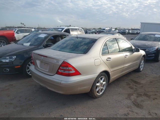 45700760 :رقم المزاد ، WDBRF61J81F055793 vin ، 2001 Mercedes-benz C 240 مزاد بيع