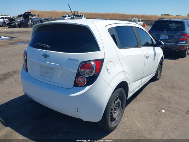 Продаж на аукціоні авто 2015 Chevrolet Sonic Ls Auto, vin: 1G1JA6SHXF4159089, номер лоту: 45700796