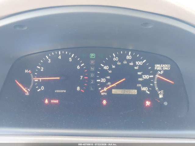 1999 Lexus Es 300 მანქანა იყიდება აუქციონზე, vin: JT8BF28G9X0161721, აუქციონის ნომერი: 45700815