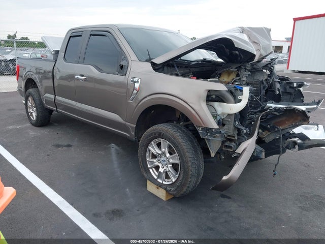 45700902 :رقم المزاد ، 1FTEX1EB4MFB43750 vin ، 2021 Ford F-150 Xlt مزاد بيع