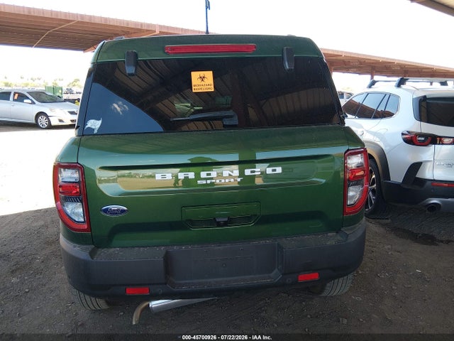 Продажа на аукционе авто 2024 Ford Bronco Sport Big Bend, vin: 3FMCR9B65RRE17647, номер лота: 45700926