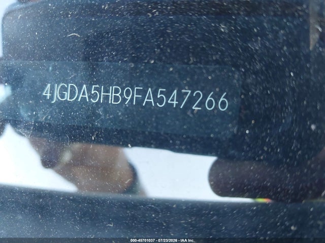 Aukcja sprzedaży 2015 Mercedes-benz Ml 350 4matic, vin: 4JGDA5HB9FA547266, numer aukcji: 45701037