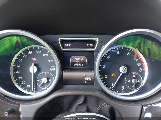 Aukcja sprzedaży 2015 Mercedes-benz Ml 350 4matic, vin: 4JGDA5HB9FA547266, numer aukcji: 45701037