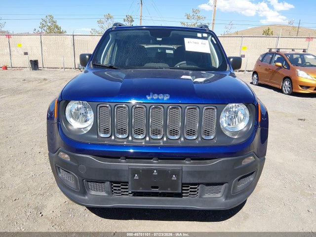 Продажа на аукционе авто 2018 Jeep Renegade Sport 4x4, vin: ZACCJBABXJPJ51913, номер лота: 45701101