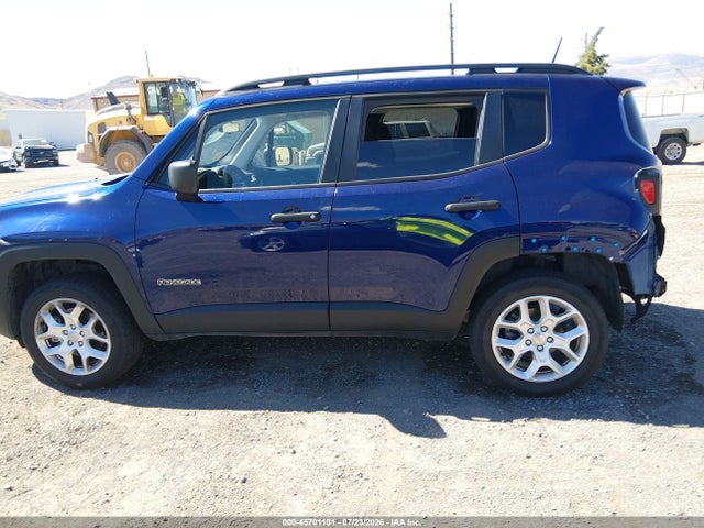 Продажа на аукционе авто 2018 Jeep Renegade Sport 4x4, vin: ZACCJBABXJPJ51913, номер лота: 45701101