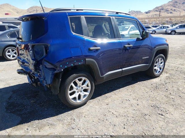 Продажа на аукционе авто 2018 Jeep Renegade Sport 4x4, vin: ZACCJBABXJPJ51913, номер лота: 45701101
