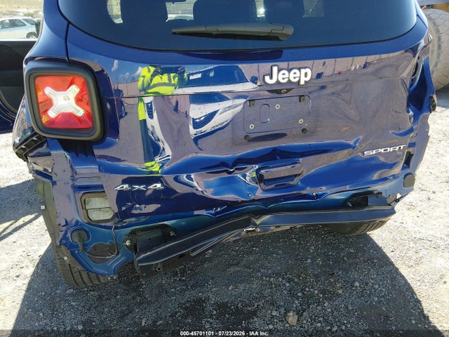 Продажа на аукционе авто 2018 Jeep Renegade Sport 4x4, vin: ZACCJBABXJPJ51913, номер лота: 45701101