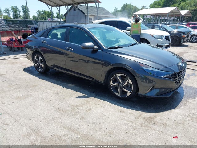 2021 Hyundai Elantra Sel მანქანა იყიდება აუქციონზე, vin: 5NPLN4AG3MH037666, აუქციონის ნომერი: 45701161