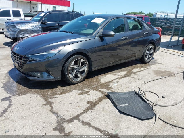 2021 Hyundai Elantra Sel მანქანა იყიდება აუქციონზე, vin: 5NPLN4AG3MH037666, აუქციონის ნომერი: 45701161