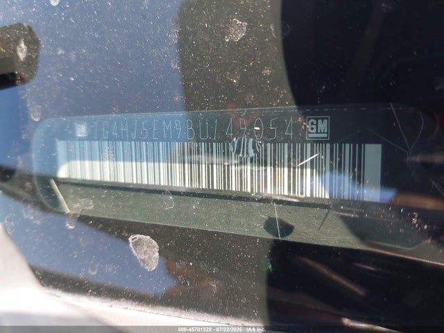 2011 Buick Lucerne Cxl Premium მანქანა იყიდება აუქციონზე, vin: 1G4HJ5EM9BU149054, აუქციონის ნომერი: 45701328