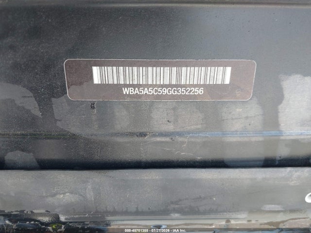 BMW 528I 2016 WBA5A5C59GG352256 Image 9