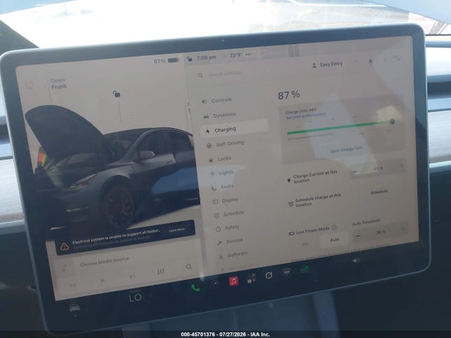 Auction sale of the 2024 Tesla Model Y Performance Dual Motor All-wheel Drive, vin: 7SAYGDEF0RF062888, lot number: 45701376