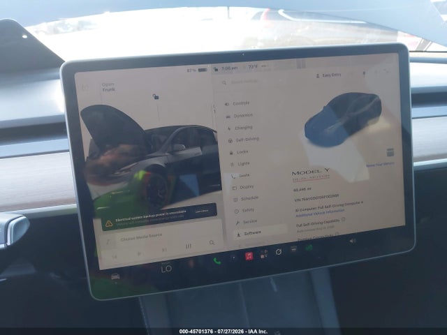 Auction sale of the 2024 Tesla Model Y Performance Dual Motor All-wheel Drive, vin: 7SAYGDEF0RF062888, lot number: 45701376
