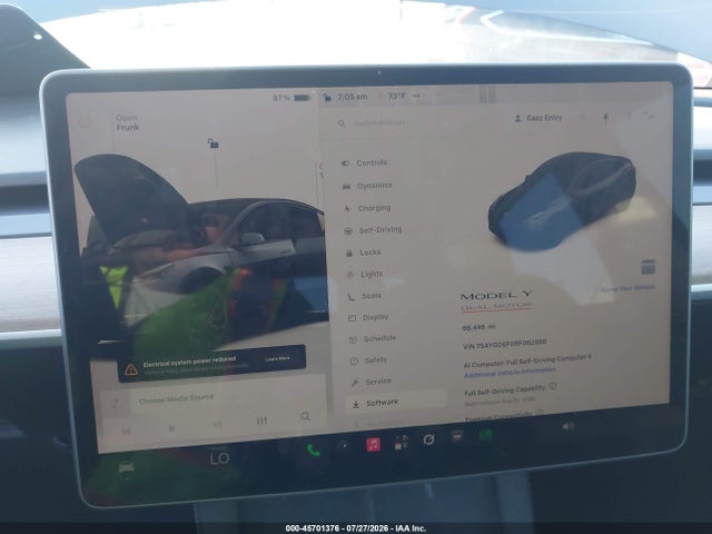Auction sale of the 2024 Tesla Model Y Performance Dual Motor All-wheel Drive, vin: 7SAYGDEF0RF062888, lot number: 45701376