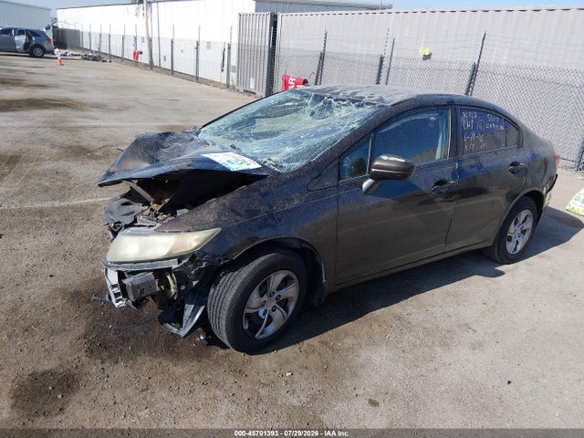 Honda Civic Lx 2014 2HGFB2F55EH555517 Image 2