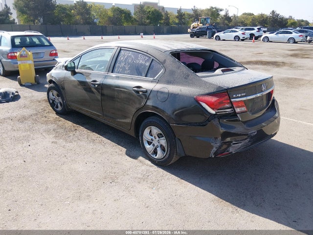 Honda Civic Lx 2014 2HGFB2F55EH555517 Image 3