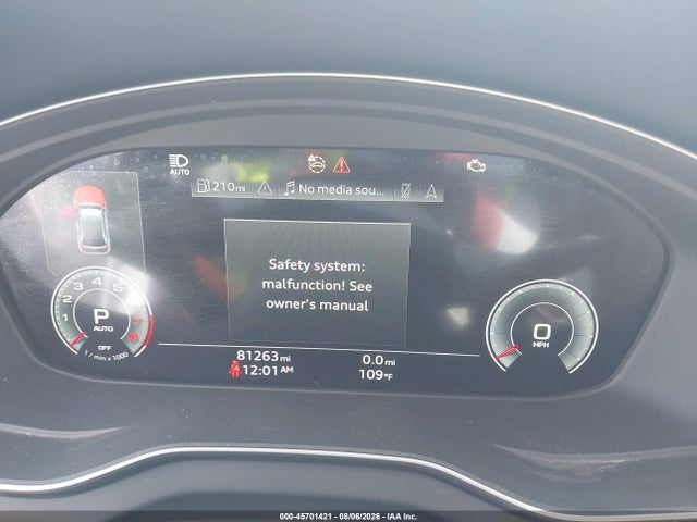 Auction sale of the 2021 Audi Q5 Prestige 45 Tfsi Quattro S Tronic, vin: WA1CAAFYXM2014604, lot number: 45701421