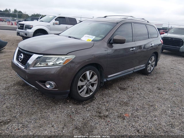 Продаж на аукціоні авто 2015 Nissan Pathfinder Platinum, vin: 5N1AR2MN3FC678823, номер лоту: 45701575