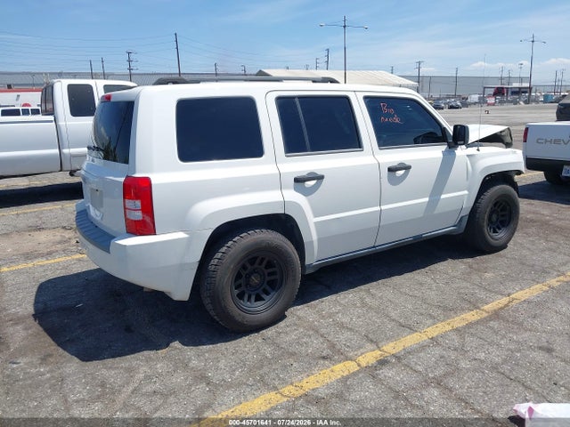 Продаж на аукціоні авто 2008 Jeep Patriot Sport, vin: 1J8FT28038D775987, номер лоту: 45701641