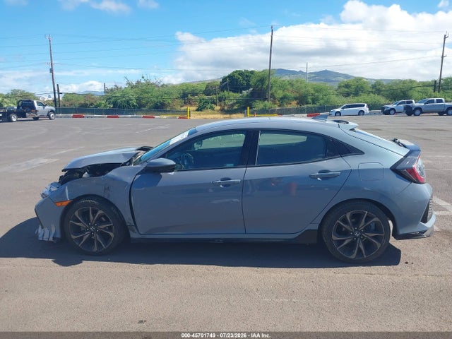 45701749 :رقم المزاد ، SHHFK7H45KU222072 vin ، 2019 Honda Civic Sport مزاد بيع