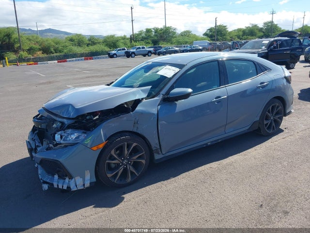 45701749 :رقم المزاد ، SHHFK7H45KU222072 vin ، 2019 Honda Civic Sport مزاد بيع