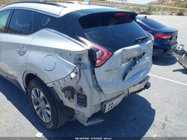 Продаж на аукціоні авто 2018 Nissan Murano Sv, vin: 5N1AZ2MGXJN125553, номер лоту: 45701805