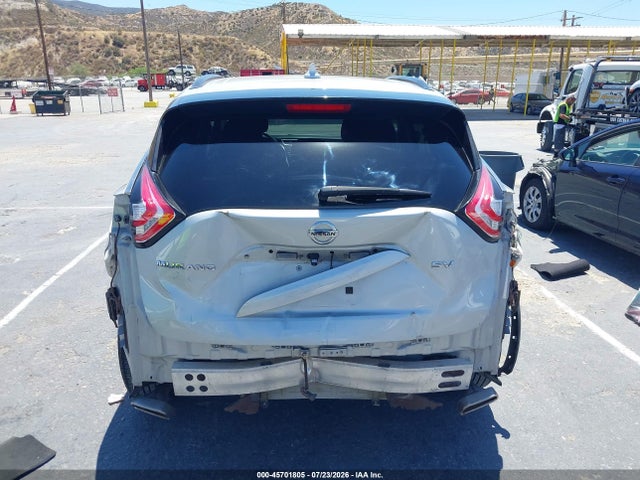 Продаж на аукціоні авто 2018 Nissan Murano Sv, vin: 5N1AZ2MGXJN125553, номер лоту: 45701805