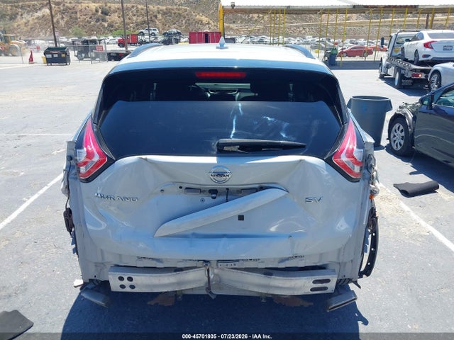 Продаж на аукціоні авто 2018 Nissan Murano Sv, vin: 5N1AZ2MGXJN125553, номер лоту: 45701805