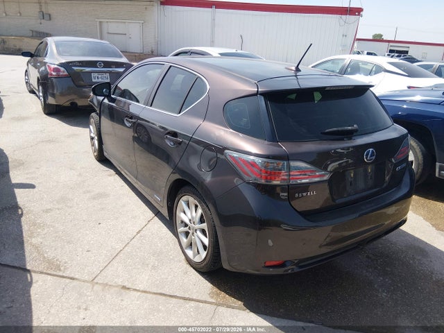 Продаж на аукціоні авто 2012 Lexus Ct 200h Premium, vin: JTHKD5BH3C2064456, номер лоту: 45702022