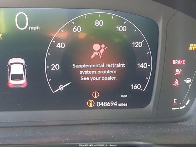 45702050 :رقم المزاد ، 1HGCY1F46SA005241 vin ، 2025 Honda Accord Se مزاد بيع