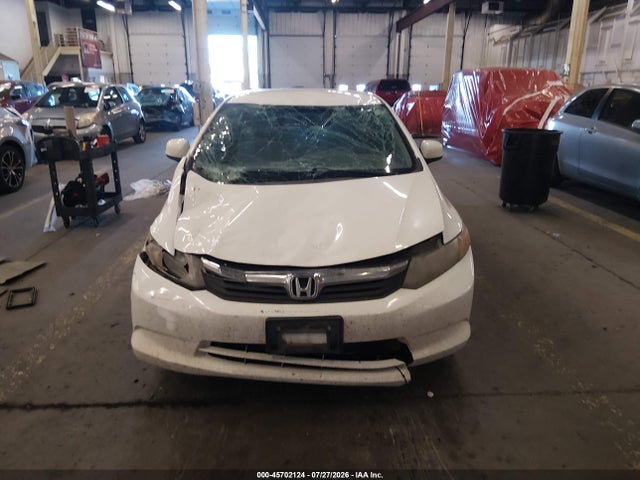 45702124 :رقم المزاد ، 19XFB2E50CE057797 vin ، 2012 Honda Civic Lx مزاد بيع