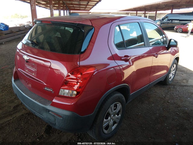 Chevrolet Trax 1ls 2015 KL7CJKSB9FB212247 Image 4