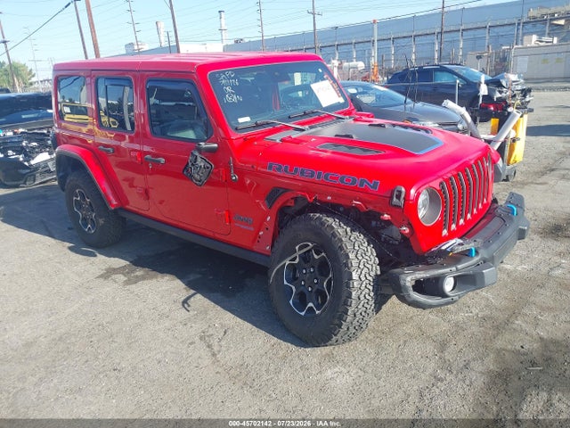 Aukcja sprzedaży 2021 Jeep Wrangler 4xe Unlimited Rubicon 4x4, vin: 1C4JJXR65MW701444, numer aukcji: 45702142