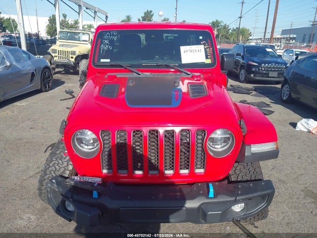 Aukcja sprzedaży 2021 Jeep Wrangler 4xe Unlimited Rubicon 4x4, vin: 1C4JJXR65MW701444, numer aukcji: 45702142
