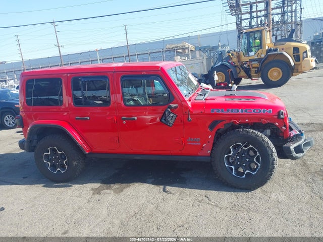 Aukcja sprzedaży 2021 Jeep Wrangler 4xe Unlimited Rubicon 4x4, vin: 1C4JJXR65MW701444, numer aukcji: 45702142