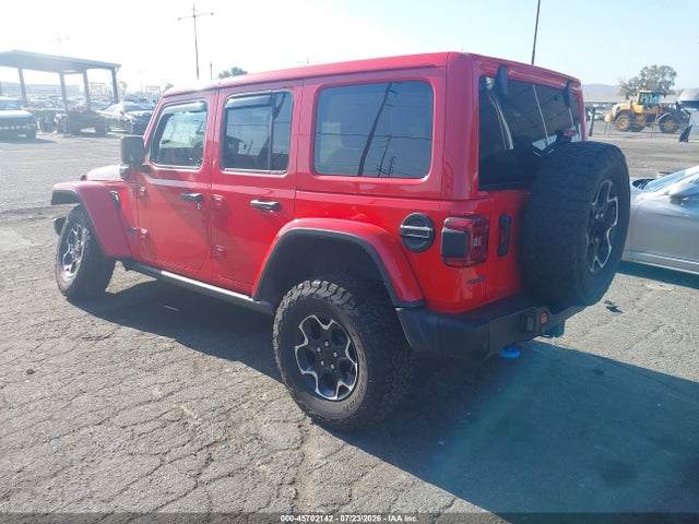 Aukcja sprzedaży 2021 Jeep Wrangler 4xe Unlimited Rubicon 4x4, vin: 1C4JJXR65MW701444, numer aukcji: 45702142