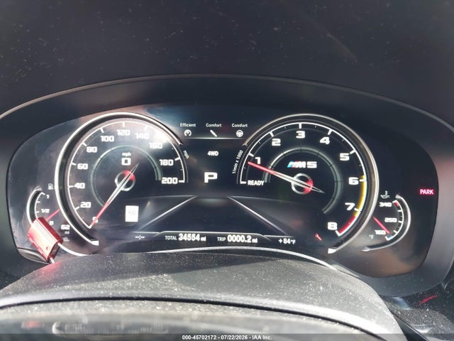 Aukcja sprzedaży 2019 Bmw M5, vin: WBSJF0C58KB284746, numer aukcji: 45702172