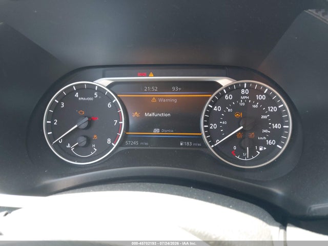 3N1AB8DV0NY259252 Nissan Sentra Sr Xtronic Cvt